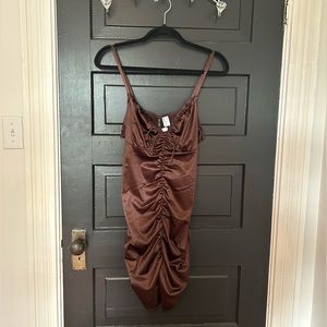 H&M Large L Satin stretch sexy lingerie mini dress
